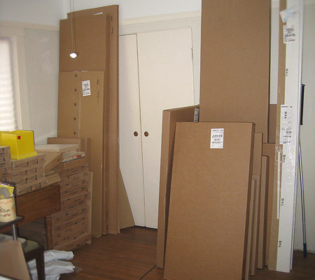 The kitchen en route